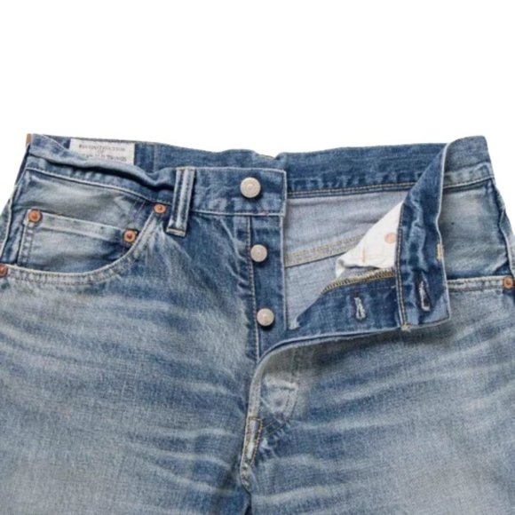 Studio D'Artisan Ivy Used Wash Blue Denim Jeans - Picture 2 of 6